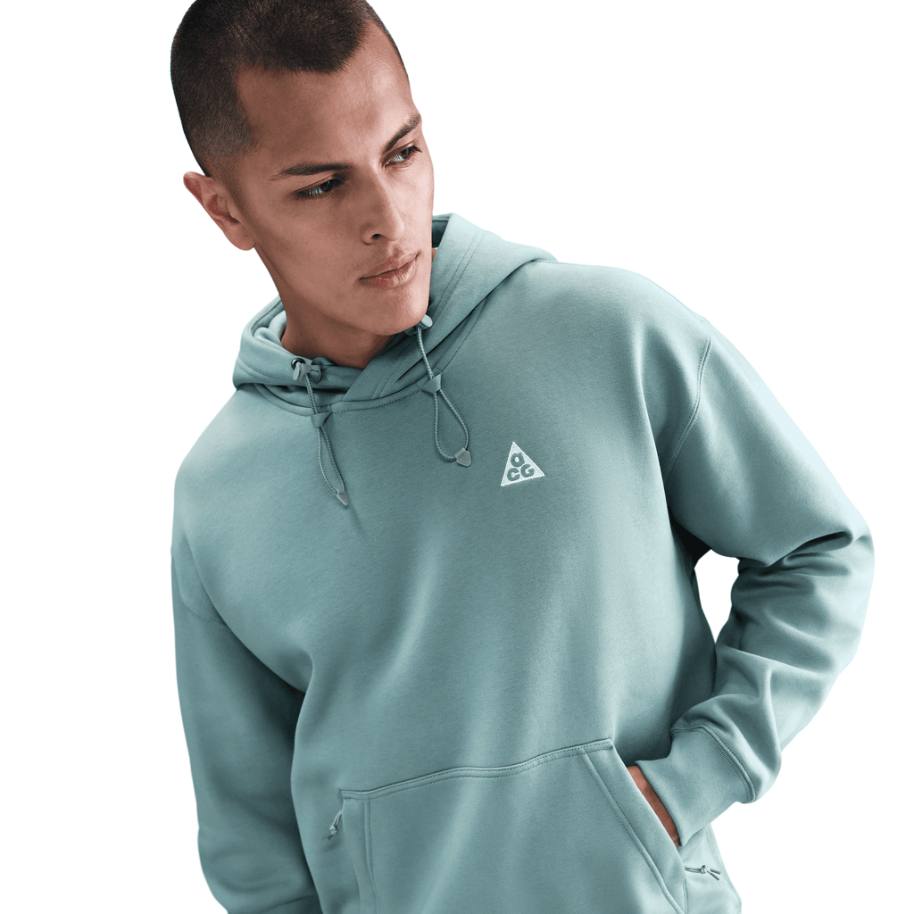 NIKE ACG ナイキ パーカー THERMA FIT L オリーブ Therma-FIT Tuff Fleece Hoody - Stadium Green/Lt Khaki-Summit White