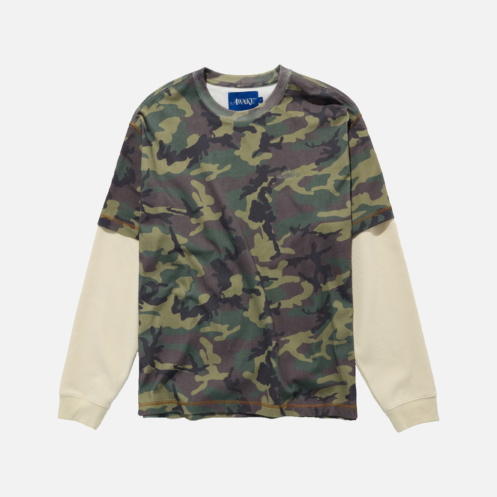WAFFLE LS SHIRT - CAMO – lapstoneandhammer.com
