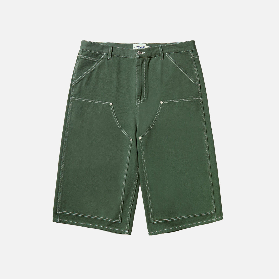 DOUBLE KNEE JORTS - GREEN – lapstoneandhammer.com