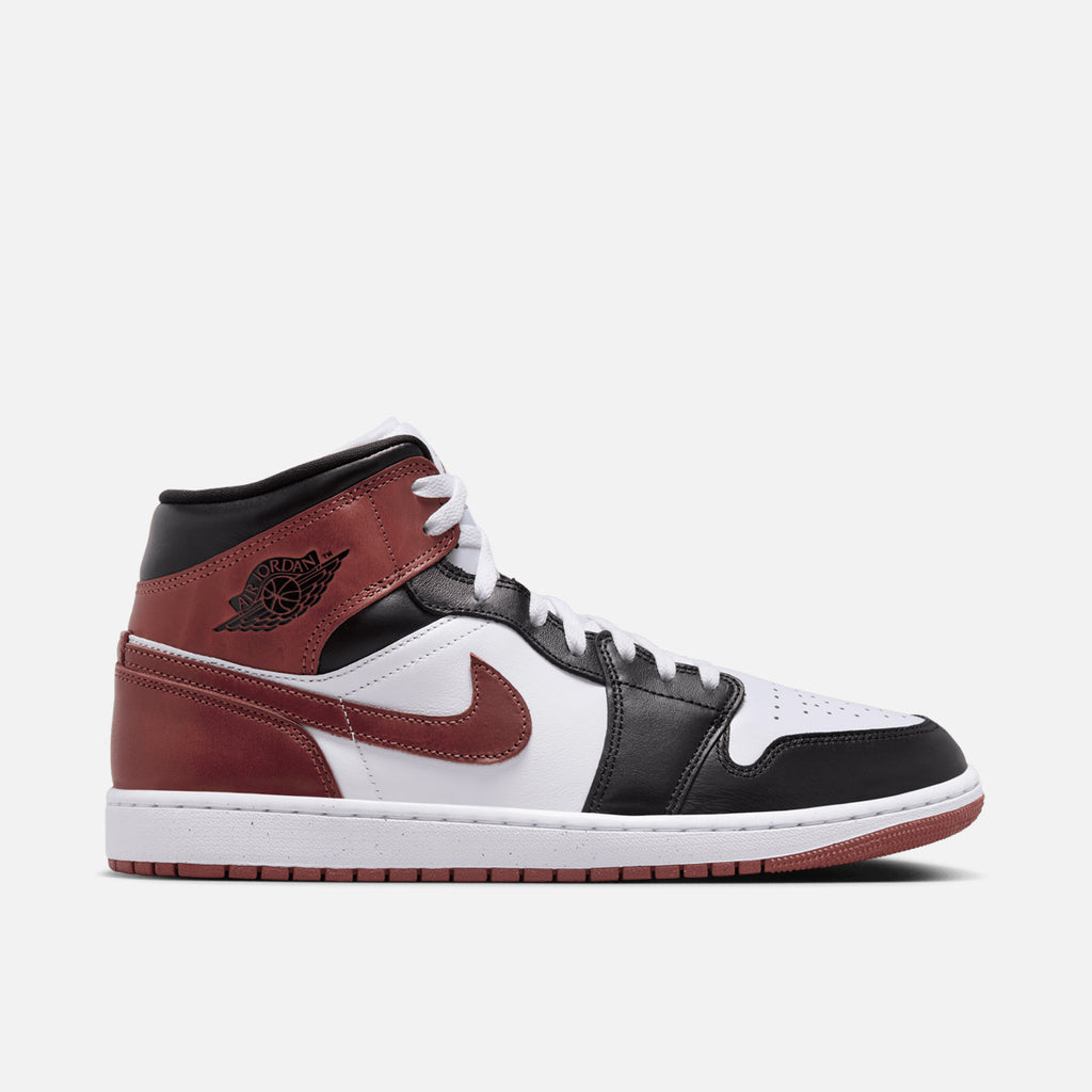 AIR JORDAN MID SE WHITE DARK PONY BLACK - Main Image