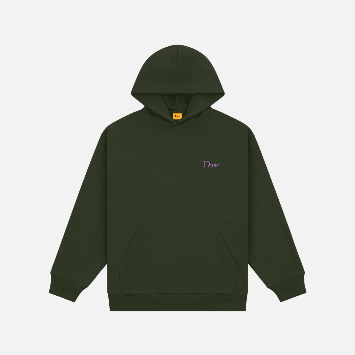 CLASSIC SMALL LOGO HOODIE - FOREST GREEN