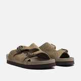 DOUBLE STRAP SANDAL - TAUPE