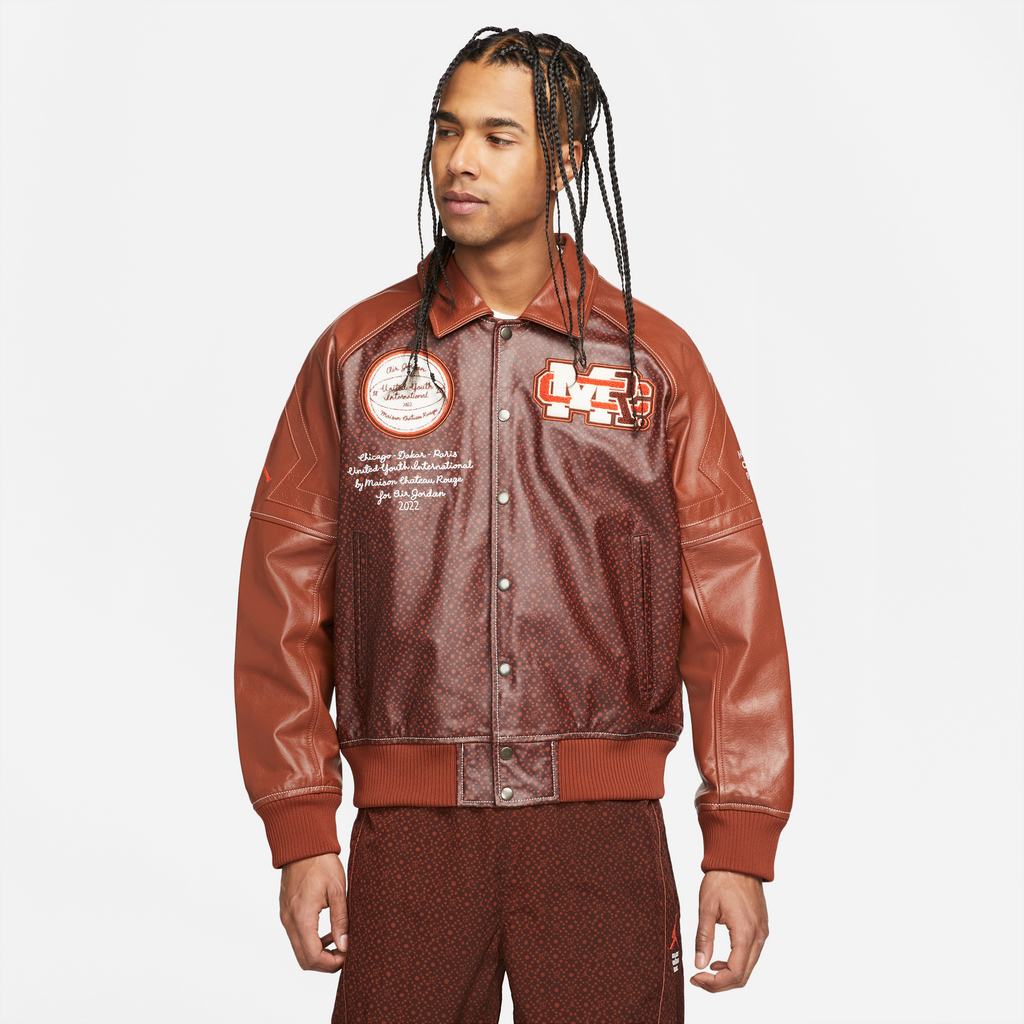 MCR X AIR JORDAN FLIGHT JACKET BROWN BASALT lapstoneandhammer