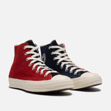 RENEW CHUCK 70 HIGH UPCYCLED FLEECE - RED / BLACK / BLUE