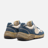 RUNNING DAD NYLON AND SUEDE - BEIGE / BLUE / WHITE / SILVER