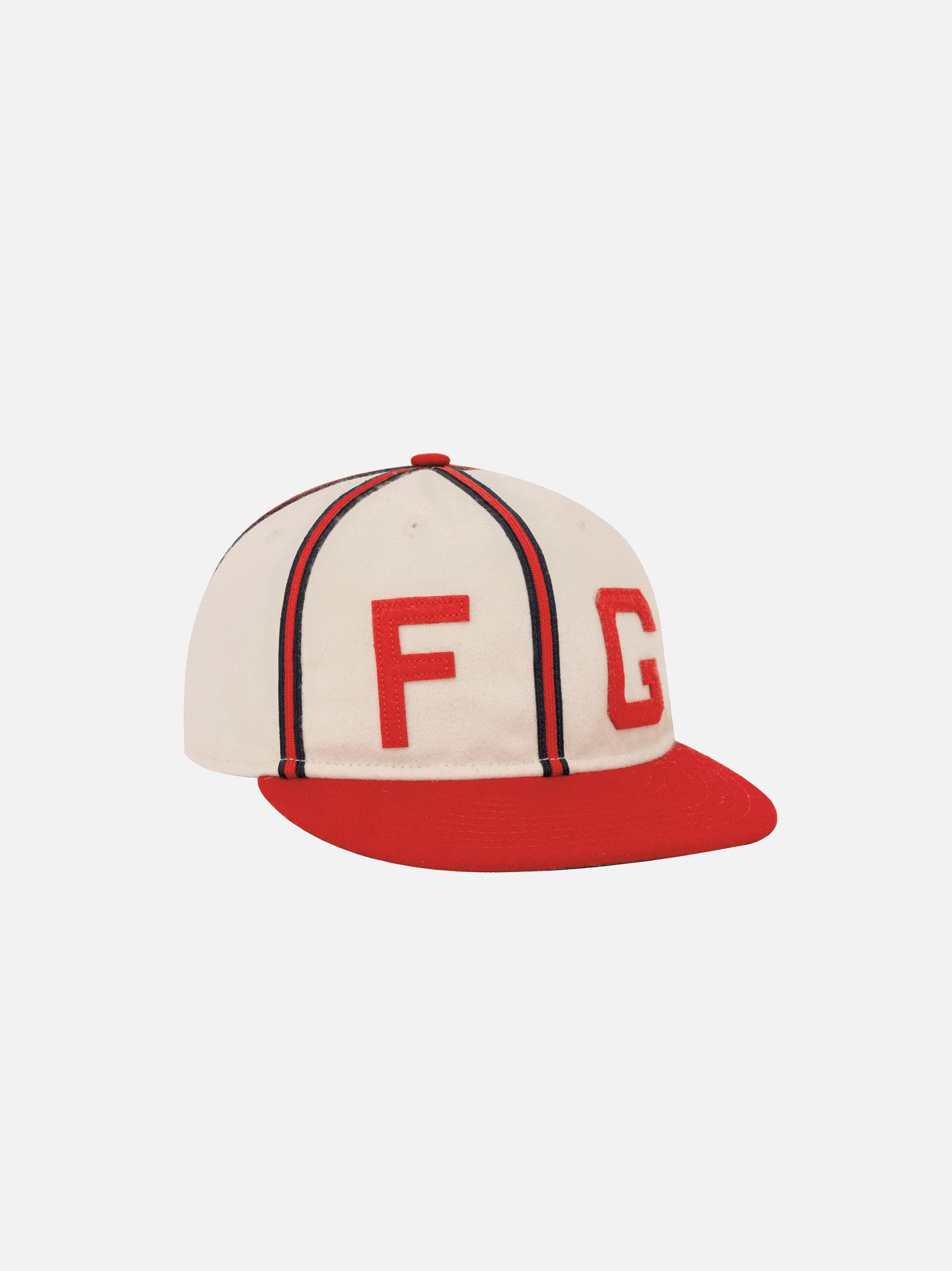 NEW ERA X FOG KANSAS CITY MONARCHS CAP - CREAM / RED
