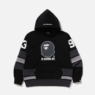 BAPE PULLOVER HOODIE - BLACK