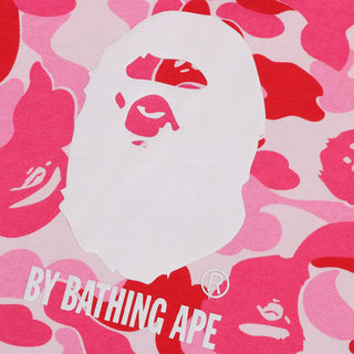 ABC CAMO BY BATHING APE PULLOVER HOODIE - PINK