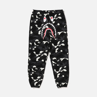 CITY CAMO SHARK RELAXED FIT SWEATPANTS - BLACK