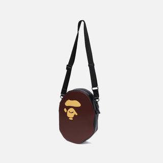 APE HEAD SHOULDER BAG - BROWN