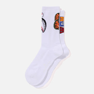 SHARK SOCKS - WHITE