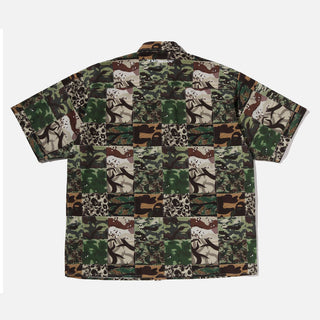 APE HEAD ONE POINT PATCHWORK SHIRT - CAMO