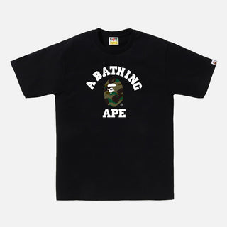 1ST CAMO COLLEGE TEE - BLACK / GREEN