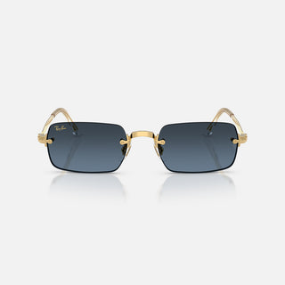 A$AP ROCKY X RAY-BAN RB3928 - GOLD / BLUE GRADIENT DARK GREY