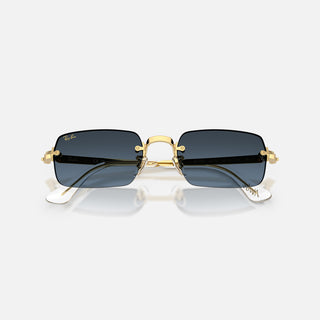 A$AP ROCKY X RAY-BAN RB3928 - GOLD / BLUE GRADIENT DARK GREY