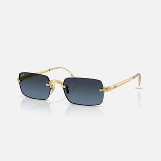 A$AP ROCKY X RAY-BAN RB3928 - GOLD / BLUE GRADIENT DARK GREY
