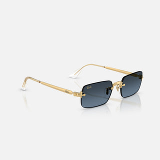 A$AP ROCKY X RAY-BAN RB3928 - GOLD / BLUE GRADIENT DARK GREY