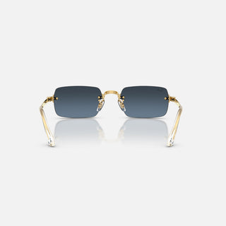 A$AP ROCKY X RAY-BAN RB3928 - GOLD / BLUE GRADIENT DARK GREY