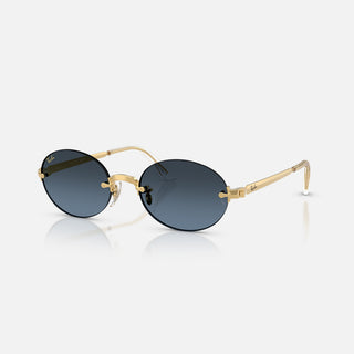 A$AP ROCKY X RAY-BAN RB3929 - GOLD / BLUE GRADIENT DARK GREY