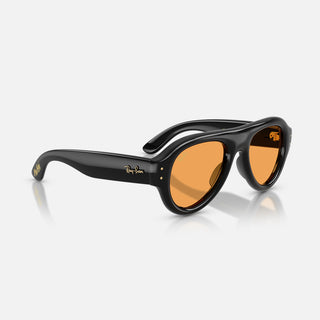 A$AP ROCKY X RAY-BAN AVIATOR PUFFER - BLACK / ORANGE