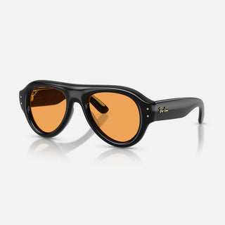 A$AP ROCKY X RAY-BAN AVIATOR PUFFER - BLACK / ORANGE