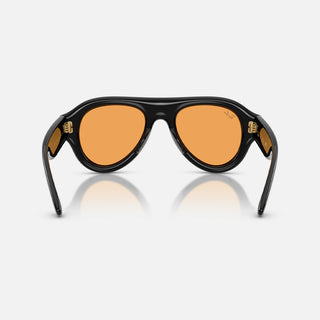 A$AP ROCKY X RAY-BAN AVIATOR PUFFER - BLACK / ORANGE