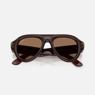A$AP ROCKY X RAY-BAN AVIATOR PUFFER - TRANSPARENT BROWN / BROWN