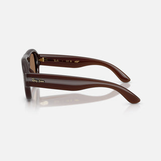 A$AP ROCKY X RAY-BAN AVIATOR PUFFER - TRANSPARENT BROWN / BROWN