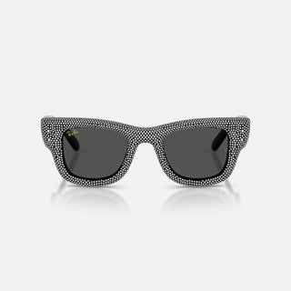 A$AP ROCKY X RAY-BAN WAYFARER PUFFER CRYSTAL PAVÉ EDITION - BLACK