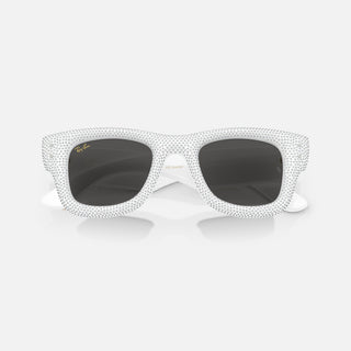 A$AP ROCKY X RAY-BAN WAYFARER PUFFER CRYSTAL PAVÉ EDITION - WHITE