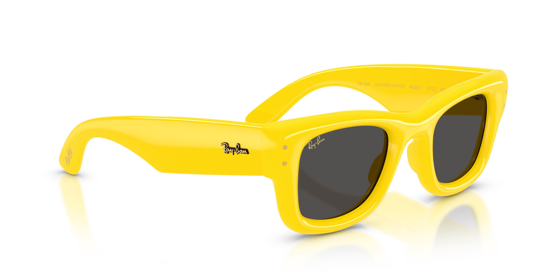 A$AP ROCKY X RAY-BAN WAYFARER PUFFER - POLISHED YELLOW A$AP ROCKY X RAY-BAN WAYFARER PUFFER - POLISHED YELLOW