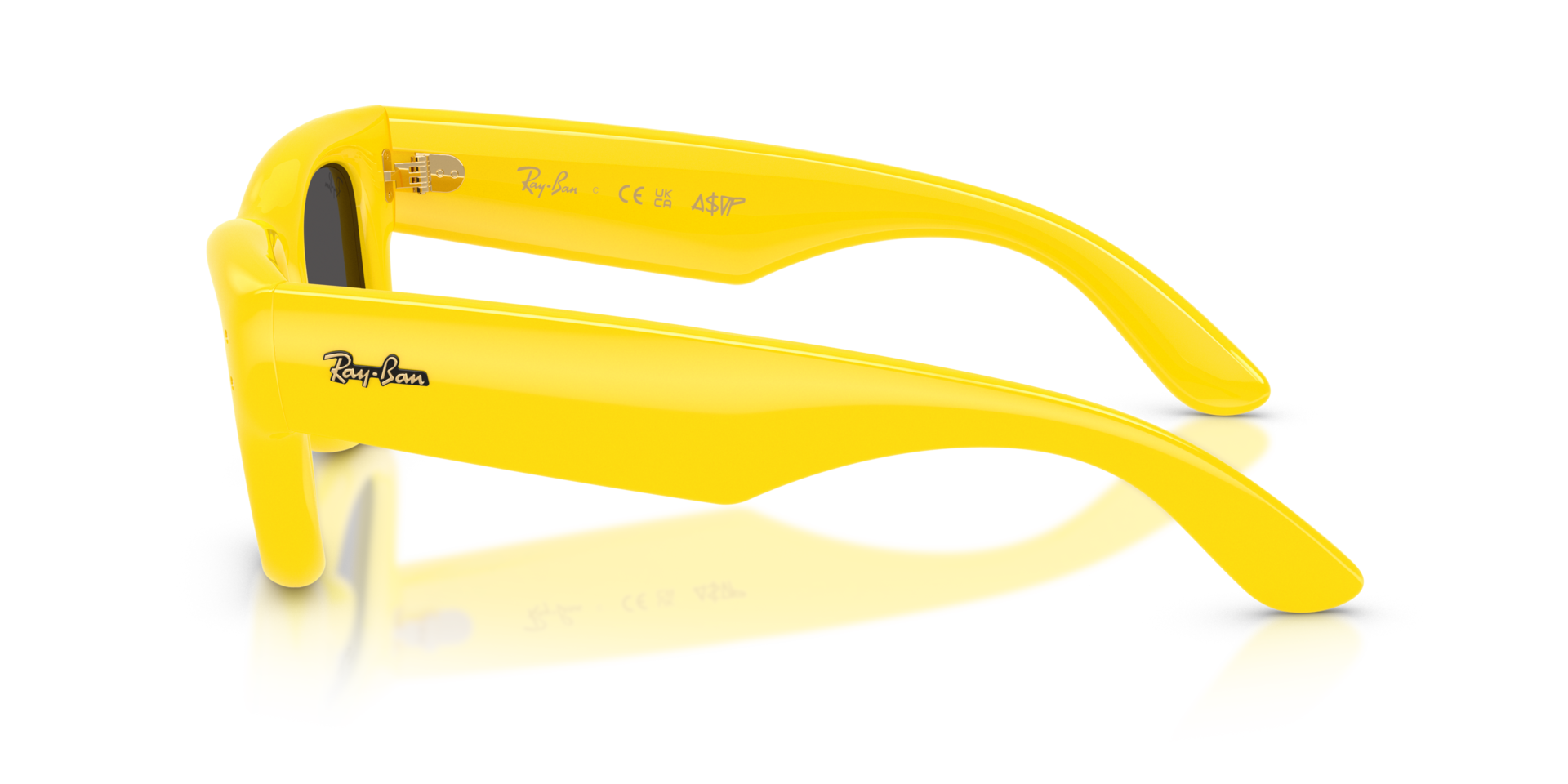 A$AP ROCKY X RAY-BAN WAYFARER PUFFER POLISHED YELLOW