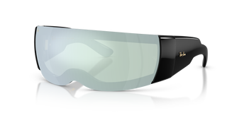 A$AP ROCKY X RAY-BAN ULTRA WRAP 002 - BLACK / TRANSLUCENT MIRROR