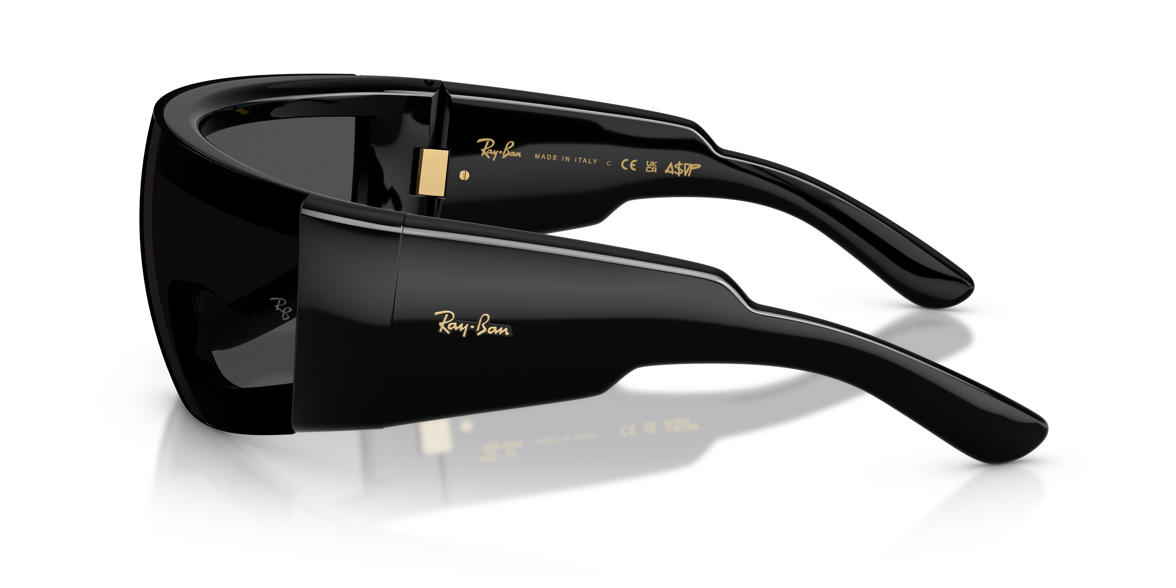 A$AP ROCKY X RAY-BAN ULTRA WRAP 002 - BLACK / BLACK A$AP ROCKY X RAY-BAN ULTRA WRAP 002 - BLACK / BLACK