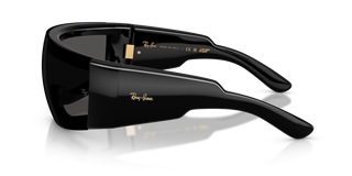 A$AP ROCKY X RAY-BAN ULTRA WRAP 002 - BLACK / BLACK