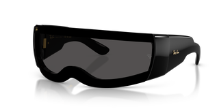 A$AP ROCKY X RAY-BAN ULTRA WRAP 002 - BLACK / BLACK