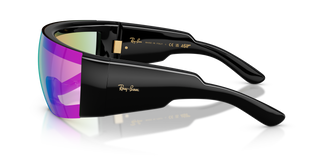 A$AP ROCKY X RAY-BAN ULTRA WRAP 002 - BLACK / MIRROR BLUE