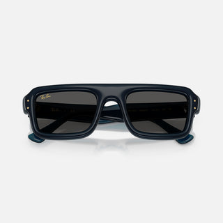 A$AP ROCKY X RAY-BAN FLACKO PUFFER - TRANSPARENT BLUE / GREY