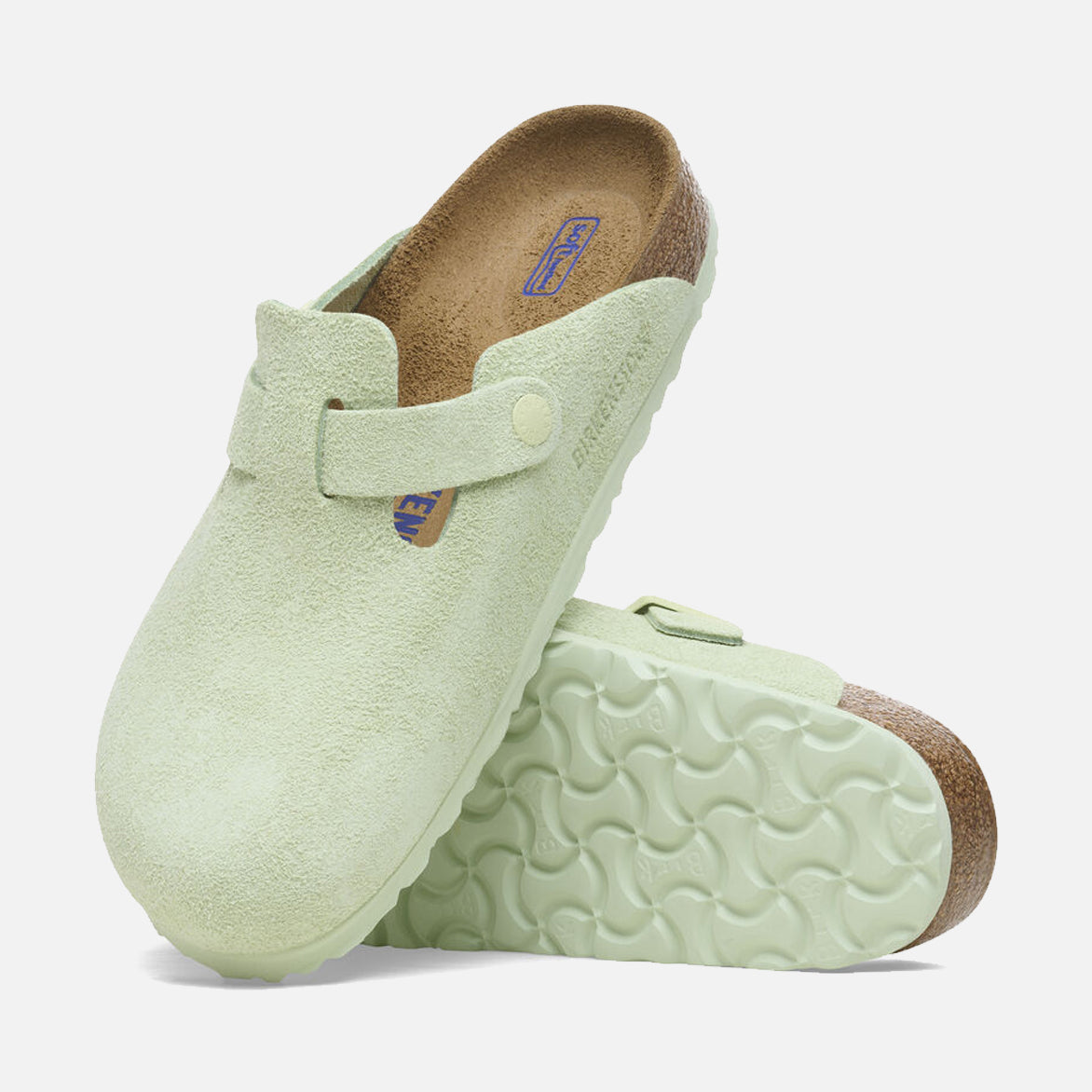 BOSTON SUEDE - FADED LIME