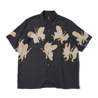 KAE TANAKA X NEEDLES S/S ONE-UP SHIRT - BLACK