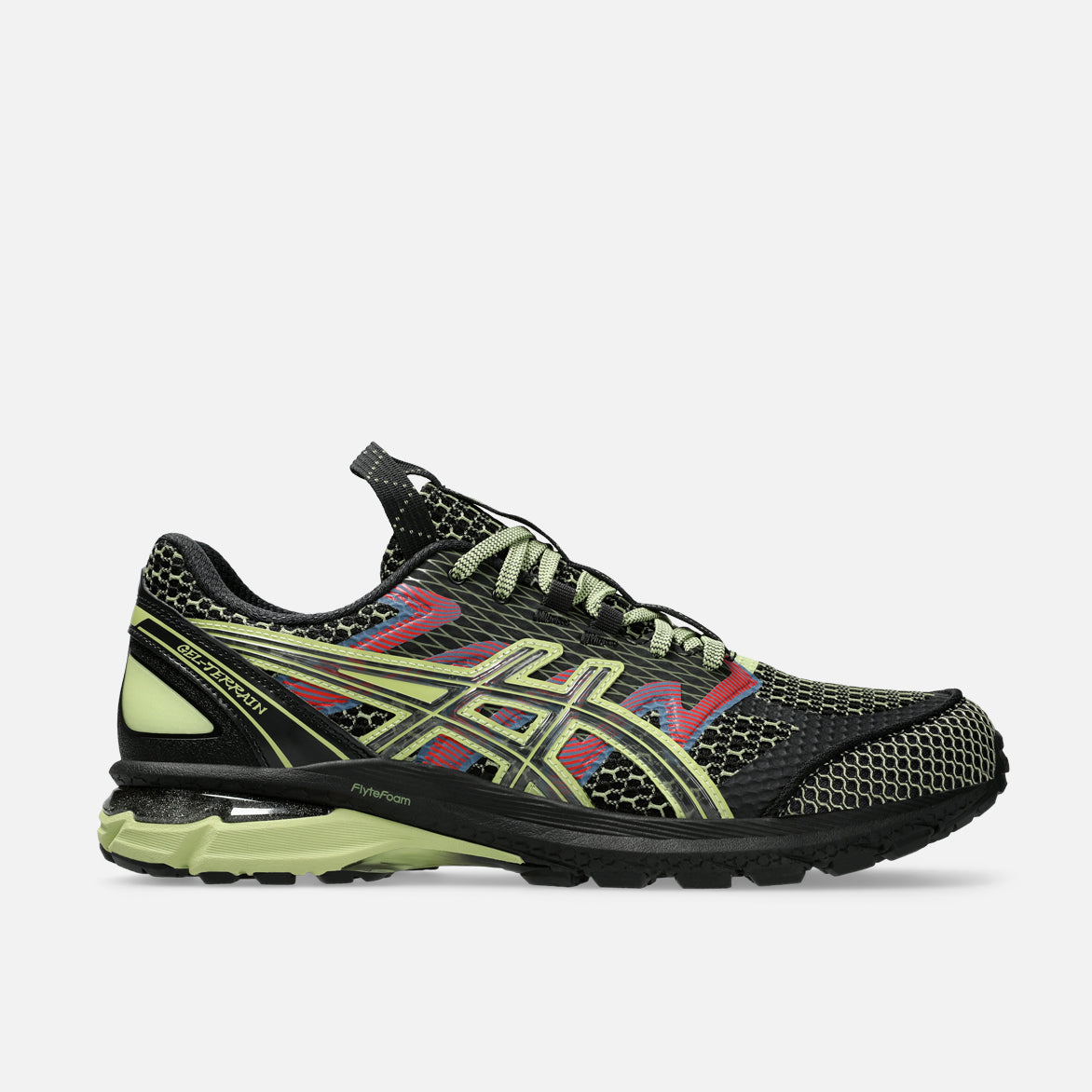 US4-S GEL-TERRAIN - BLACK / NEON LIME