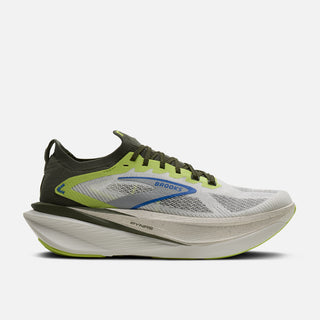 PYNRS X BROOKS HYPERION MAX 3 - BLANC / ACID LIME / BLUE