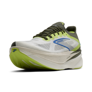 PYNRS X BROOKS HYPERION MAX 3 - BLANC / ACID LIME / BLUE