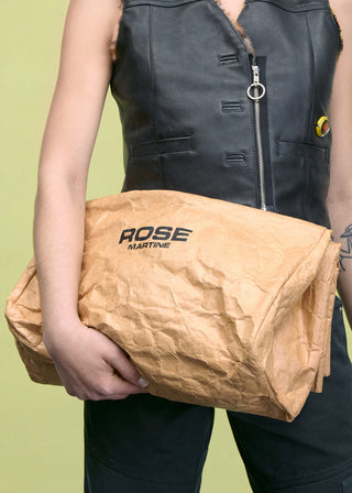 FOLDABLE BAG - BEIGE