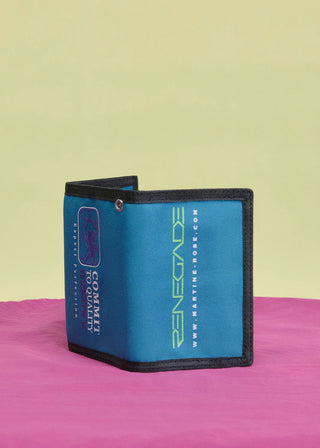 CLASSIC NYLON WALLET - BLUE TEAL