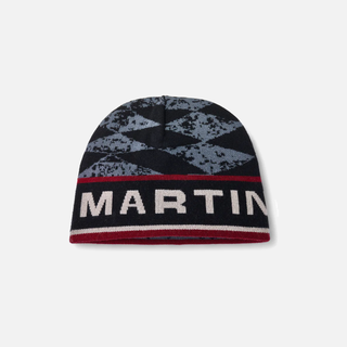 REVERSIBLE BEANIE - GREY / RED