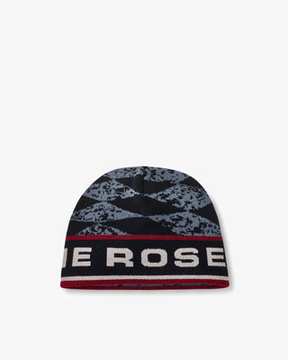 REVERSIBLE BEANIE - GREY / RED