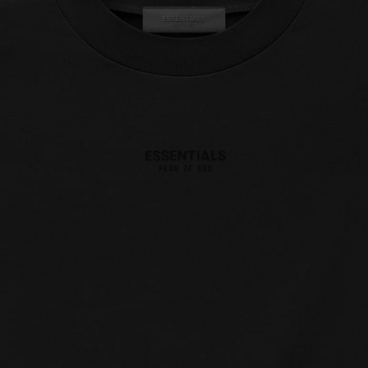 ESSENTIALS TEE - JET BLACK