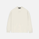 ESSENTIALS LS TEE - CLOUD DANCER