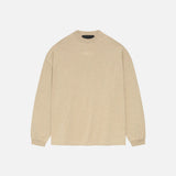 ESSENTIALS LS TEE - GOLD HEATHER